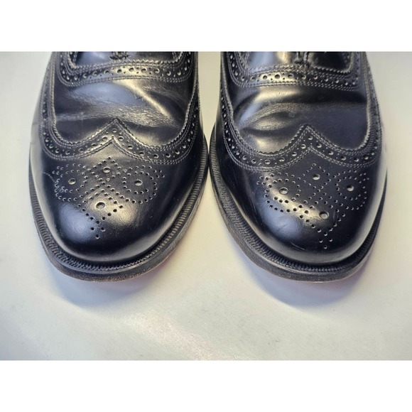 Florsheim Lexington Men's Shoes Size 12 D Black Leather Wingtip Dress 20381 - Picture 9 of 16